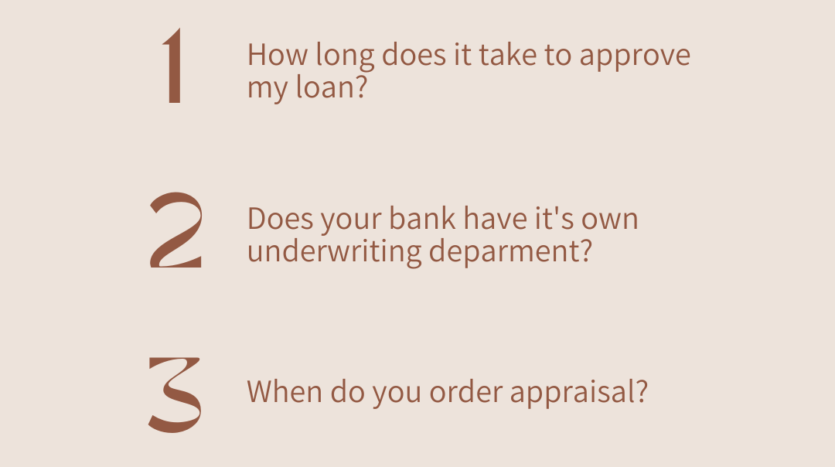 Questions to ask your lender